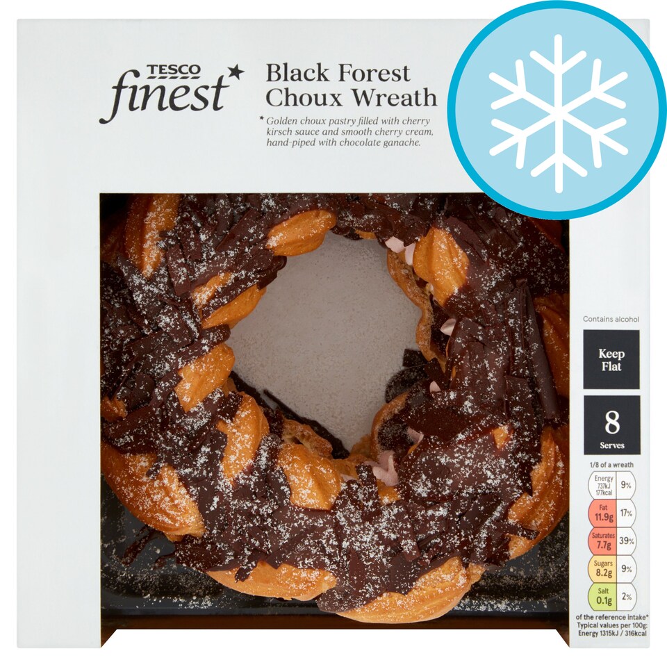 Tesco Finest Black Forest Wreath 451G