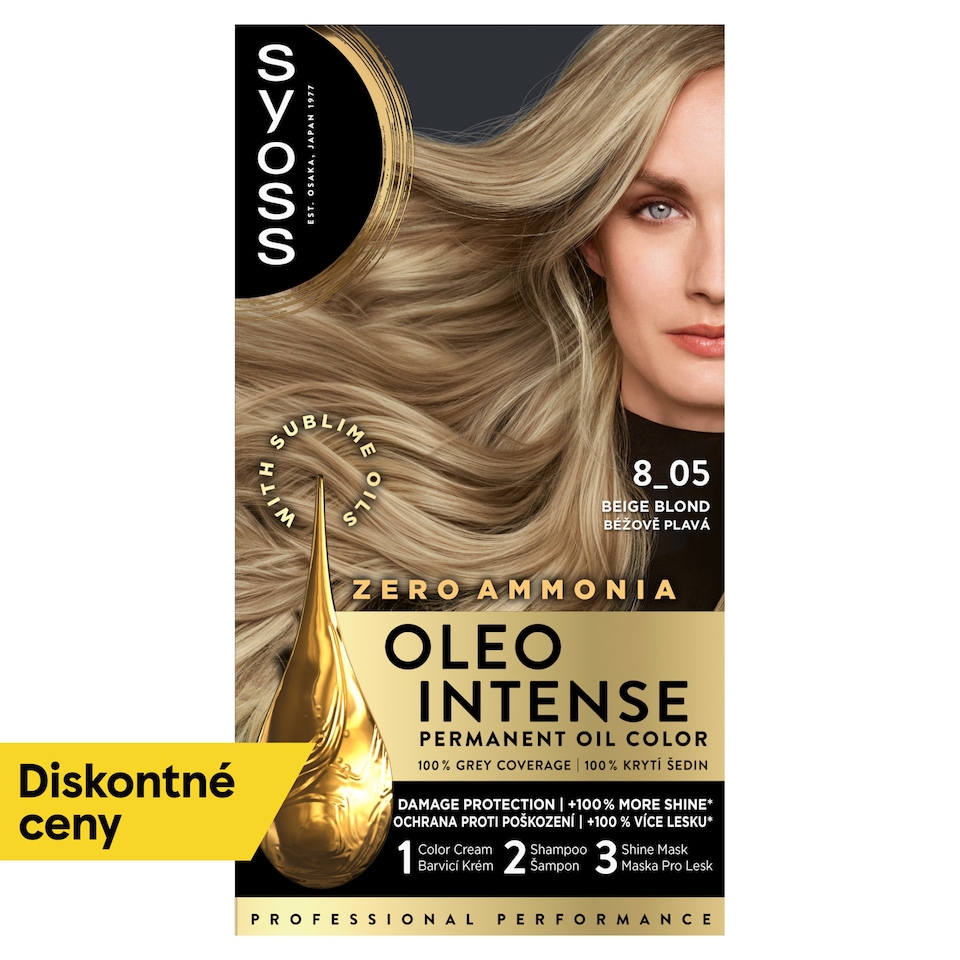 Syoss Oleo Intense 8-05 Béžovoplavý 50 ml