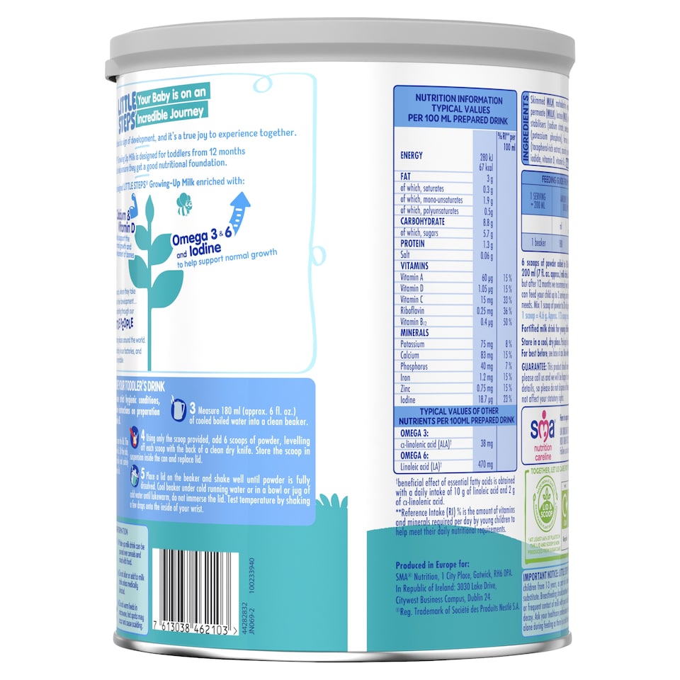 image 1 of Little Steps Toddler Milk Formula Powder 1-3 years 800g