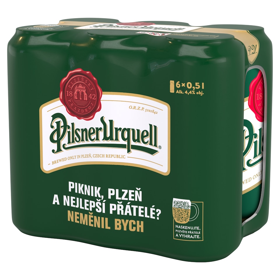 Pilsner Urquell Pivo ležák světlý 6 x 0,5l (3l)