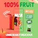 image 3 of BEAR Fruit Splits Strawberry & Apple Multipack 5x20g