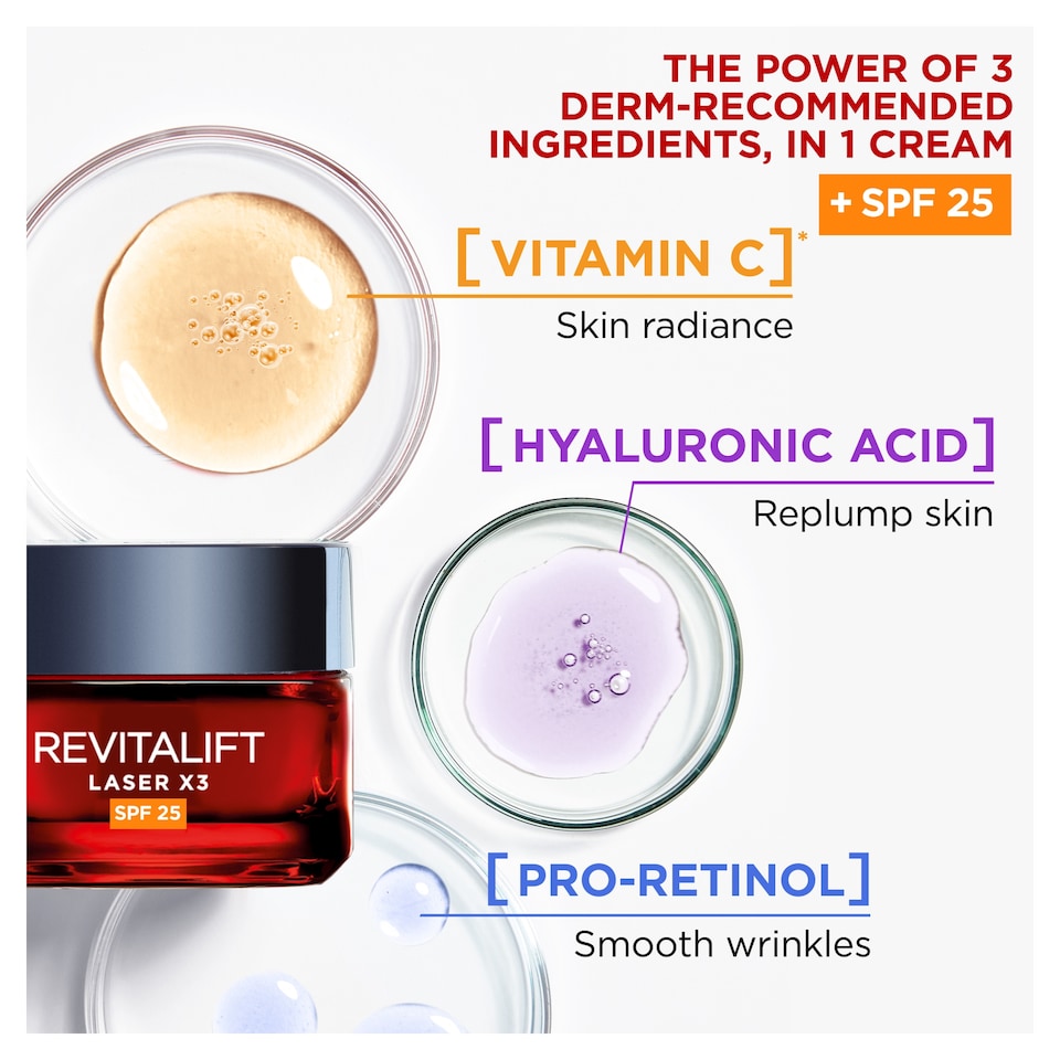 image 1 of L'Oreal Paris Revitalift Laser Renew Cream SPF25 50Ml