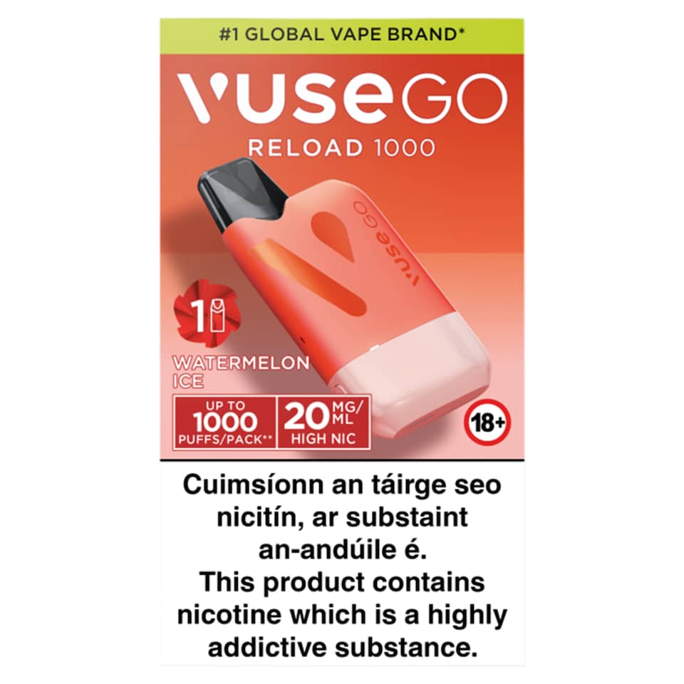 Vuse Go Reload 1000 Watermelon Ice 20mg/ml