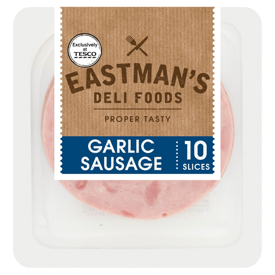 Eastmans Garlic Sausage 10 Slices 125G