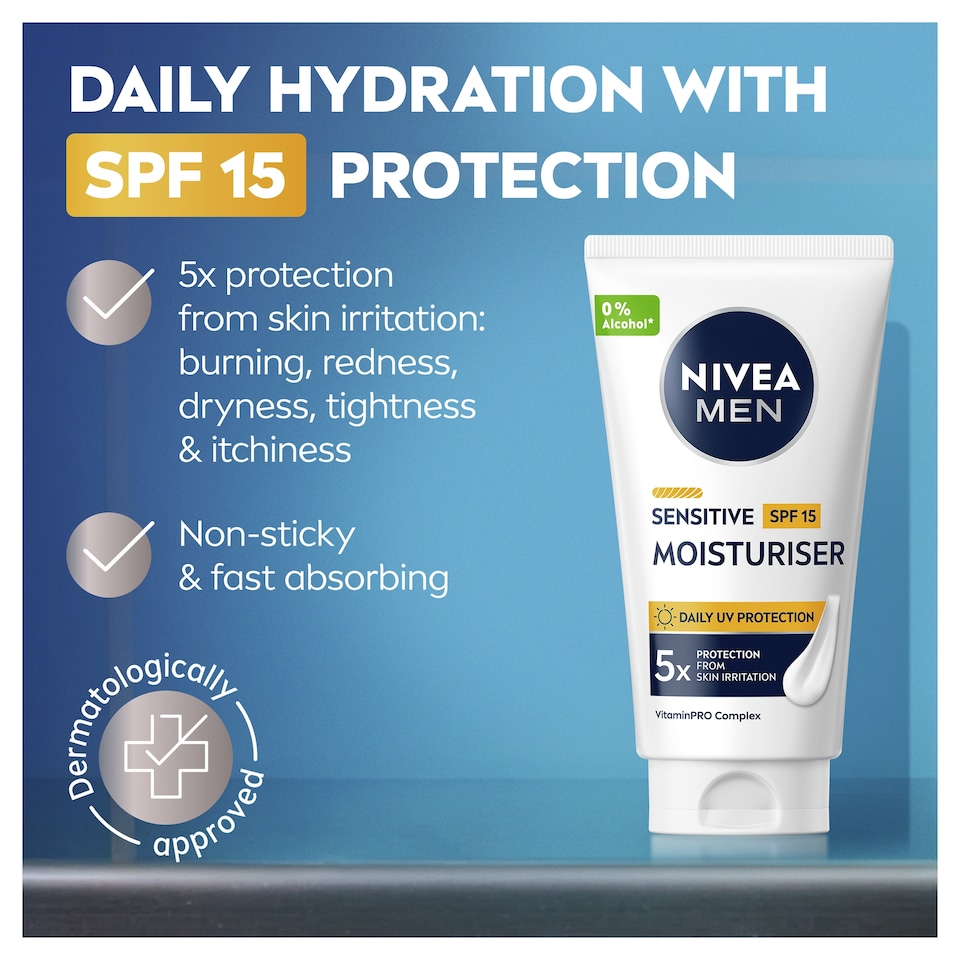 image 1 of NIVEA MEN Sensitive Cooling Shaving Gel 200ml