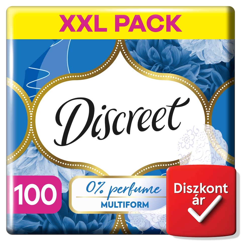 image 1 of Discreet Breathable Multiform non-scented Pantyliners x100