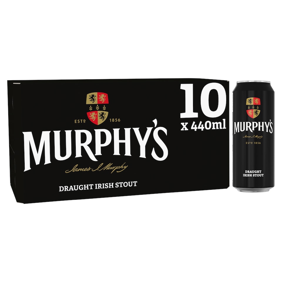Murphy's Draught Irish Stout Can 10x440ml