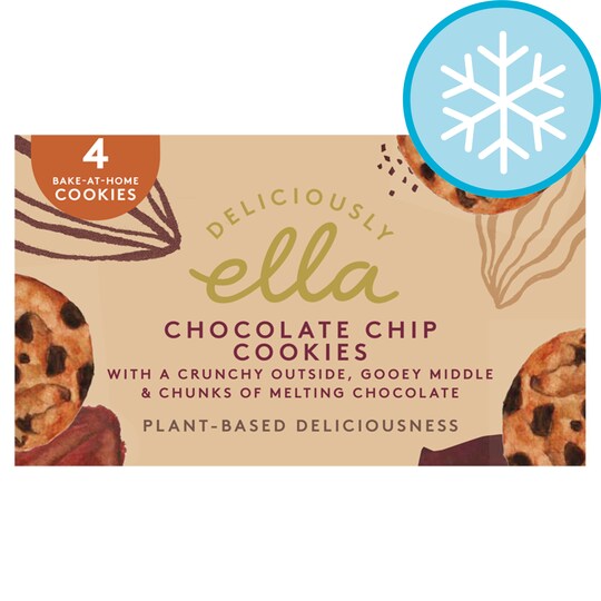 Deliciously Ella Chocolate Chip Cookies 4X50g Tesco Groceries