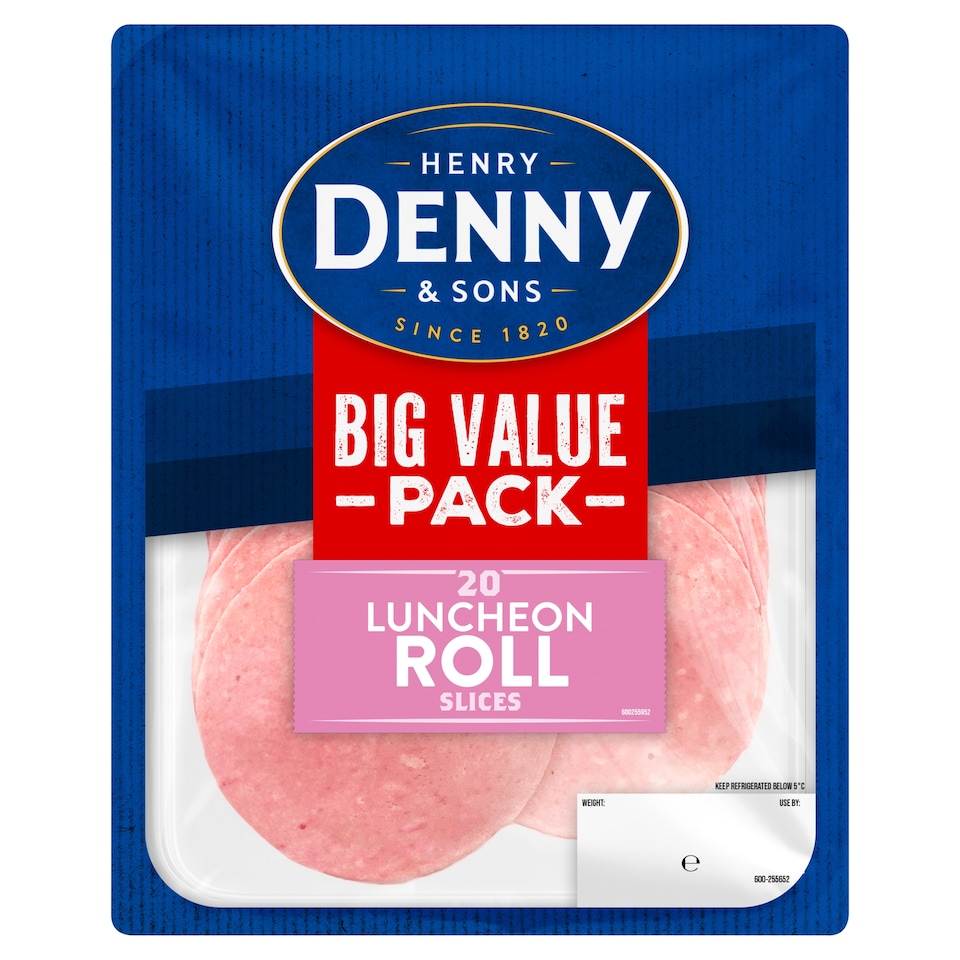 Denny Big Value Pack Luncheon Roll Slices 245g