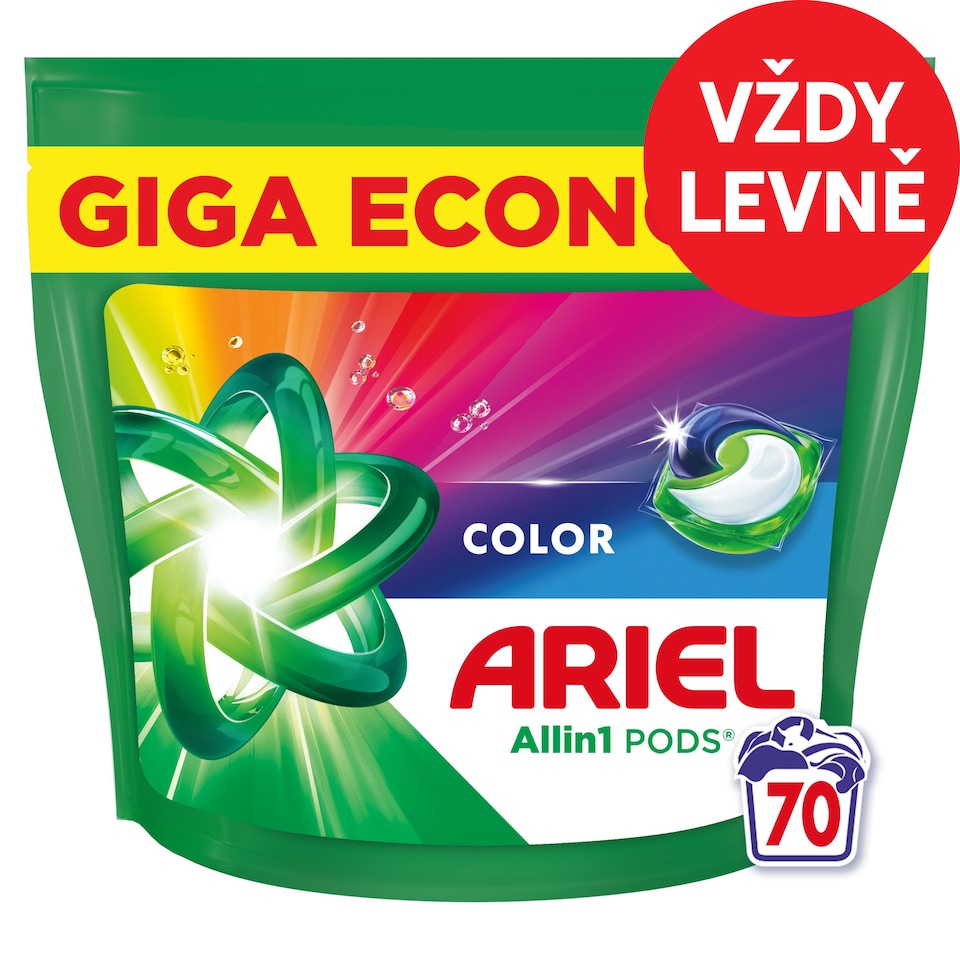 Obrázek 1 pro produkt Ariel Allin1 PODS , Kapsle Na Praní S Tekutým Prostředkem, 70 Praní