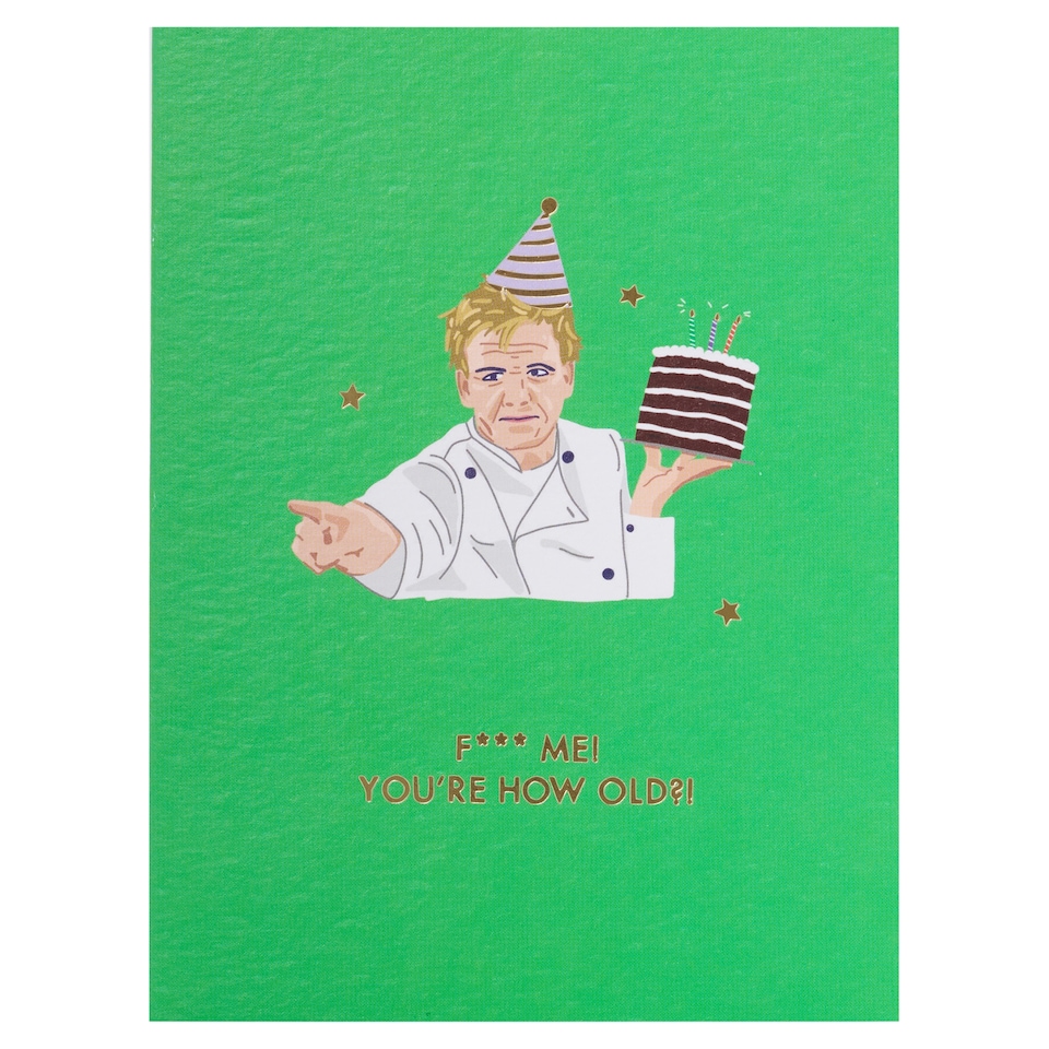 Paperchase Everyday Birthday Gordon Ramsey Zoe Spry 561897-0-1