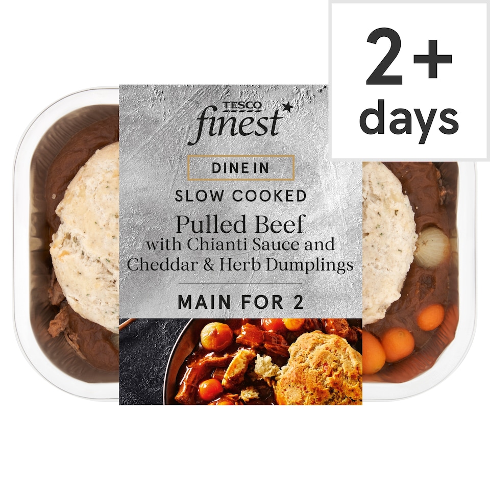 Tesco Finest Pulled Beef With Chianti Sauce 600g