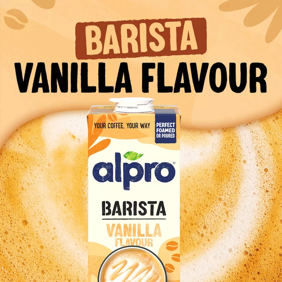 image 1 of Alpro Barista Vanilla Flavour Oat Soya Drink 1L