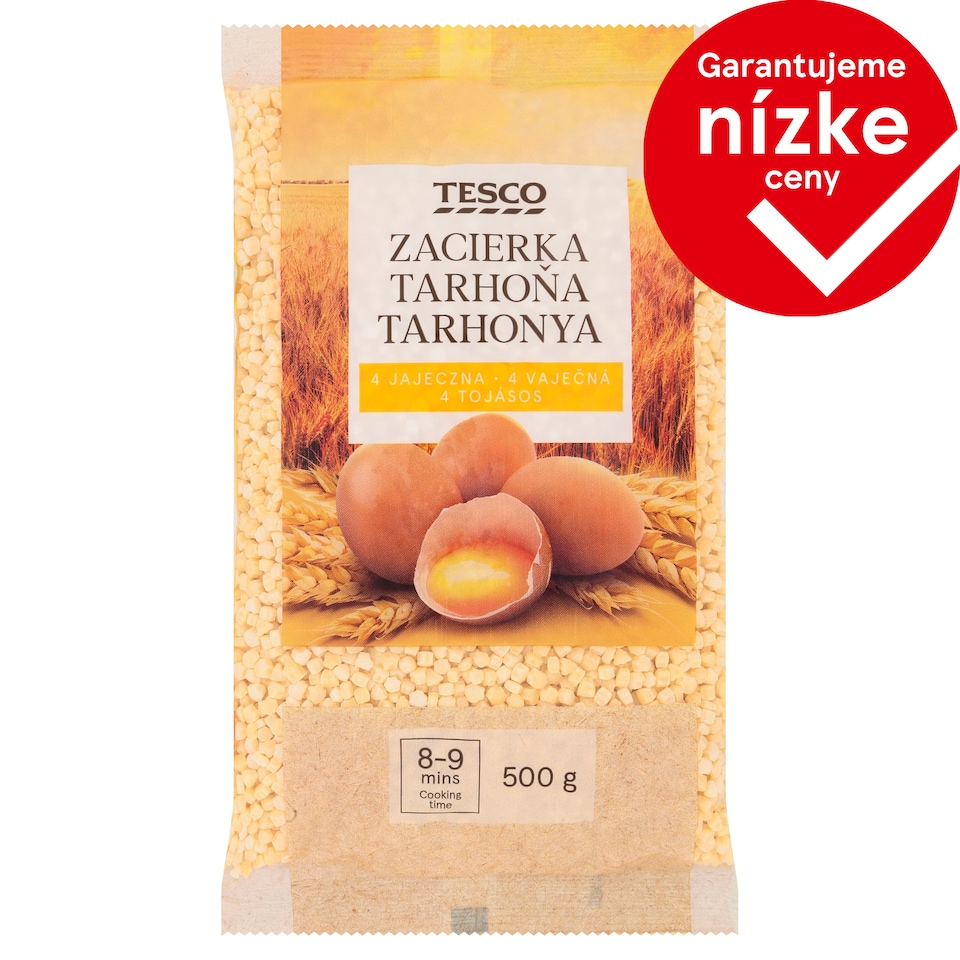Tesco Tarhoňa 4 Eggs 500 g