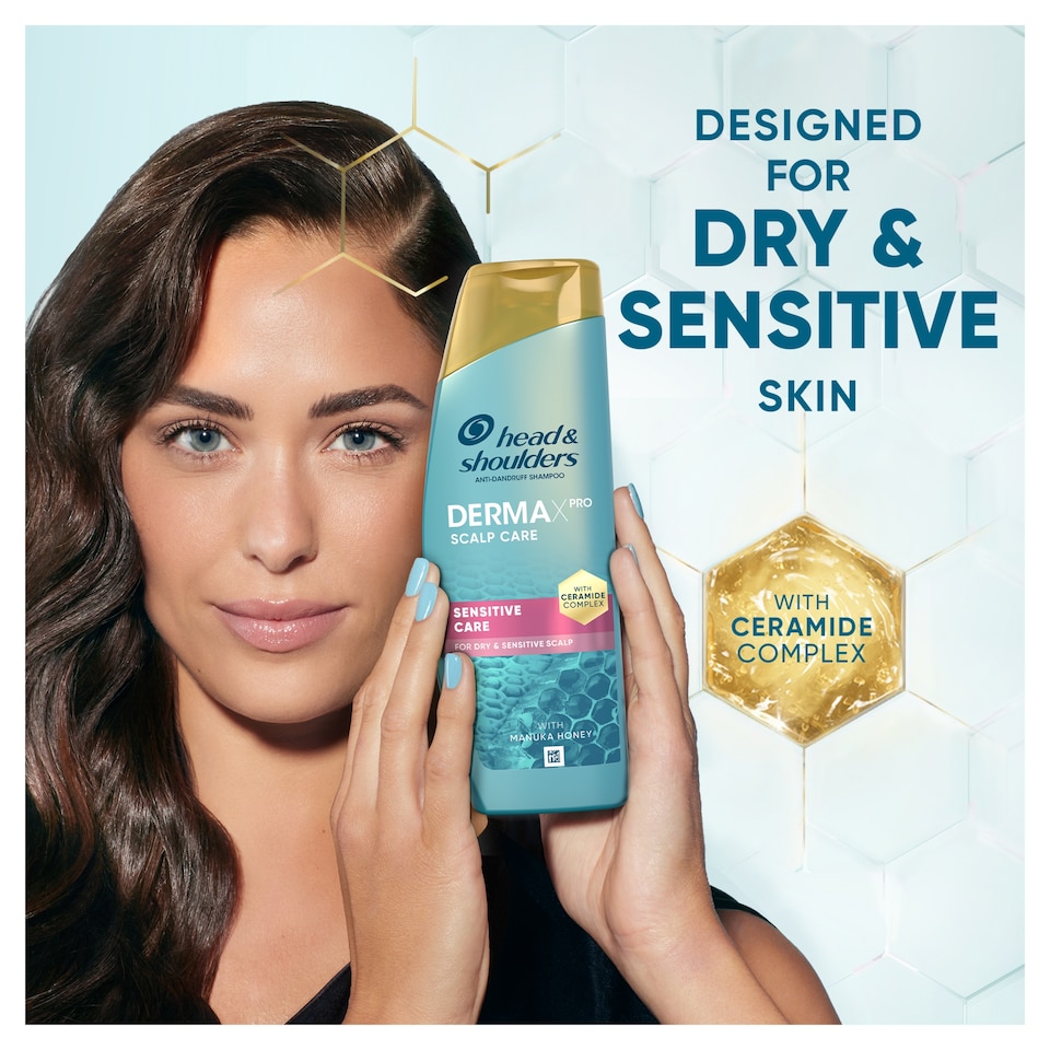 image 1 of Head & Shoulders Sensitive DermaXPro Shampoo Manuka Honey 300ML
