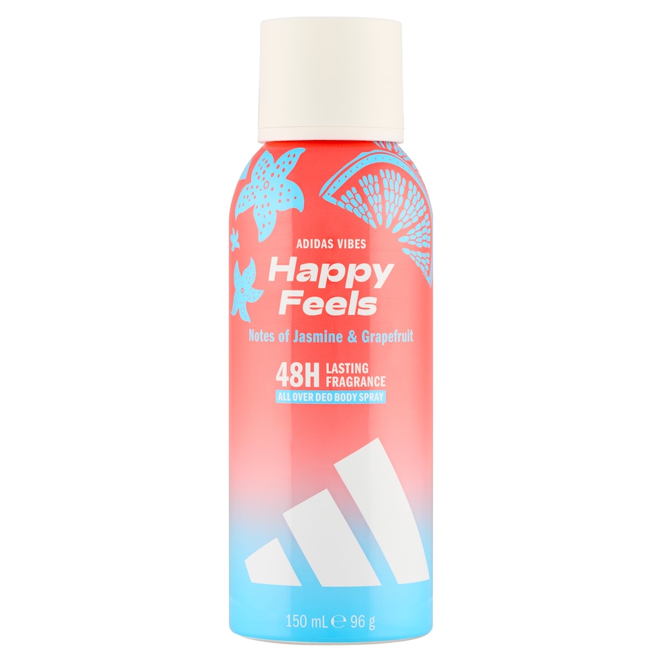 Adidas Happy Feels Notes of Jasmine & Grapefruit dezodor az egész testre 150 ml