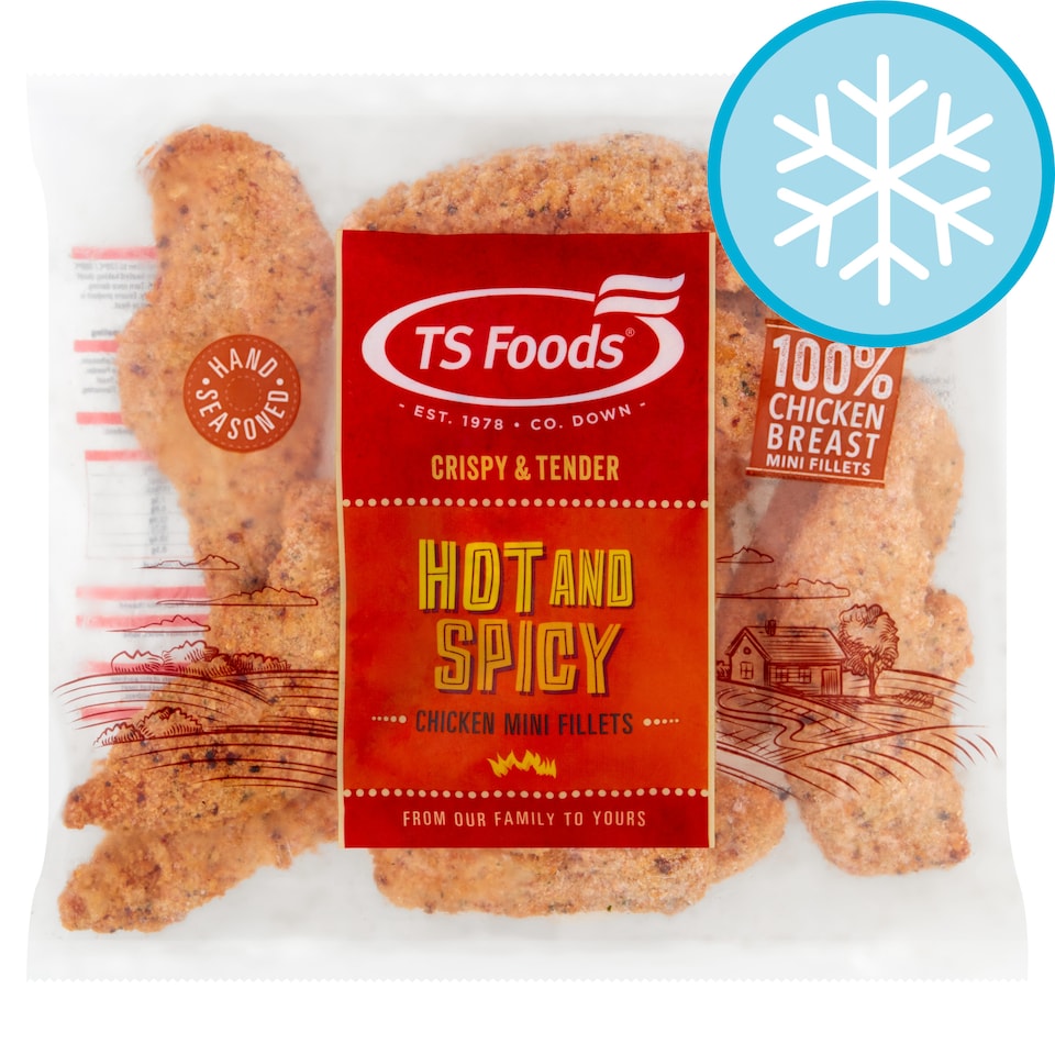 Ts Foods Hot& Spicy Chicken Fillets 850G