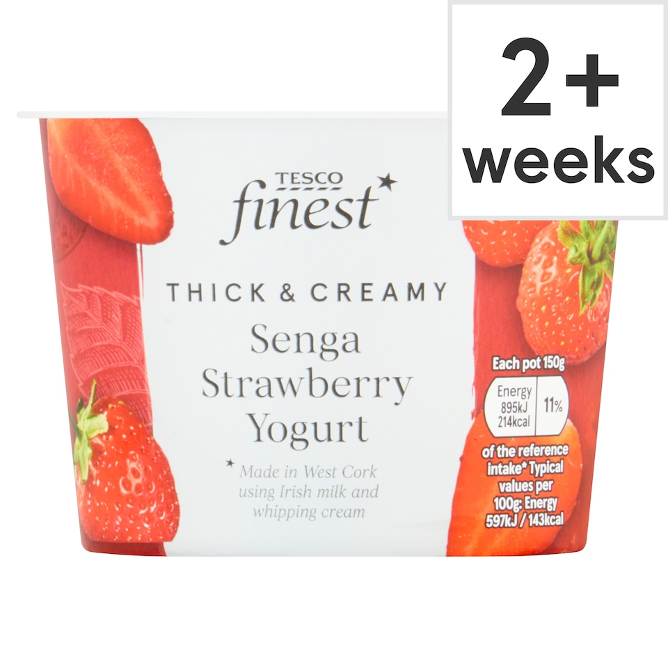 Tesco Finest Senga Strawberry Yogurt 150g