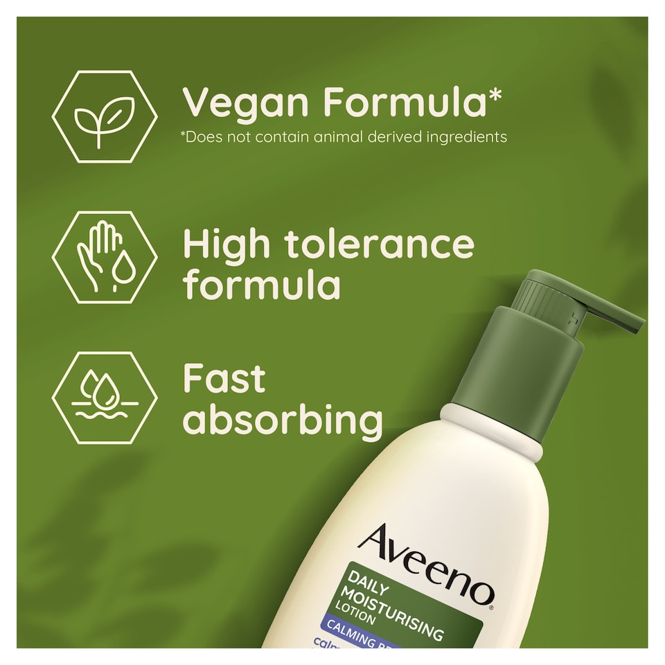 image 1 of Aveeno Daily Moisturising Lotion Calming Relief 300ml