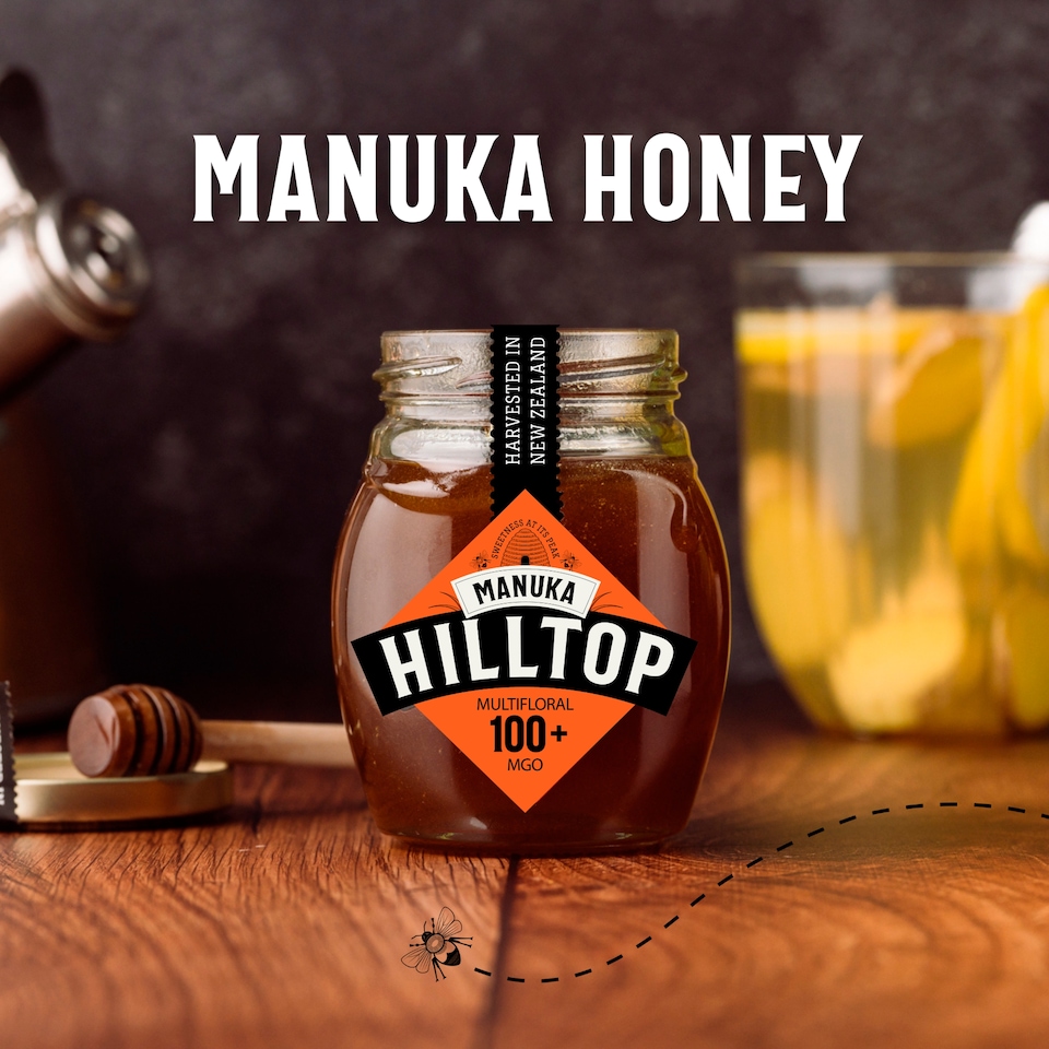 image 1 of Hilltop Premium Manuka 100+ Mgo Honey Of New Zealand 225G