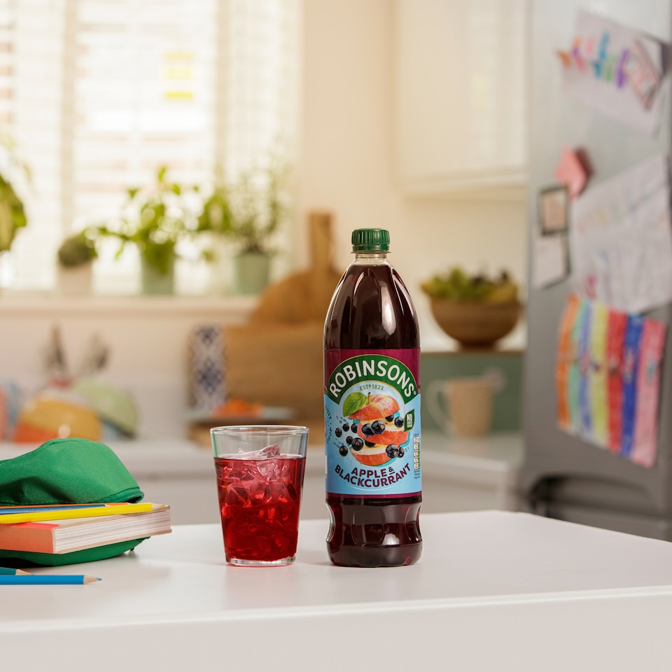 image 1 of Robinsons Apple & Blackcurrant No Added Sugar Squash 1L