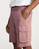 image 2 of F&F Washed Cargo Shorts in Pink