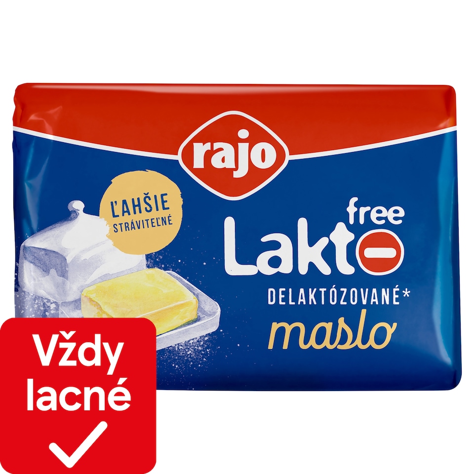 obrázok 1 z Rajo Lakto Free Delaktózované maslo 125 g