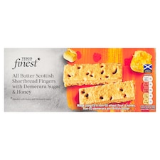 Tesco Finest Honey and Demerara Sugar All Butter Shortbread Fingers 165g
