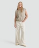 image 2 of F&F Buttoned Utility Vest in Neutral