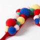 image 4 of Paperchase Cosmic Christmas Pom Pom Letter J Hanging Decoration