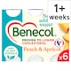 image 1 of Benecol Peach & Apricot No Added Sugar 6 x 67.5g
