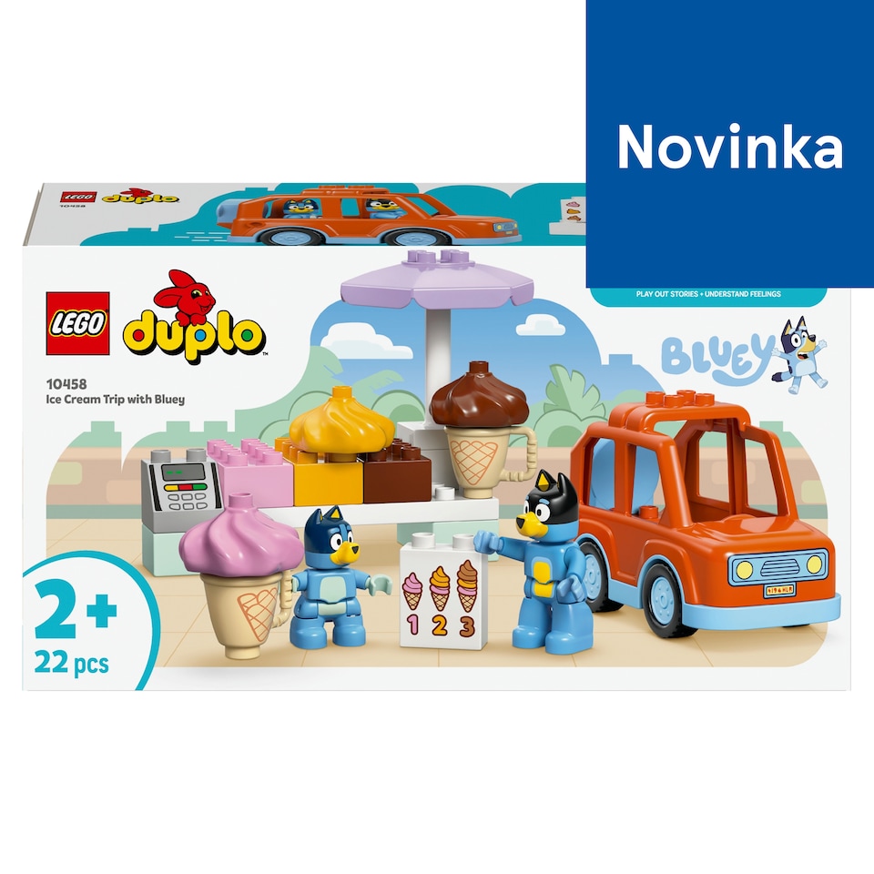 image 1 of LEGO DUPLO 10458 Ice Cream Trip with Bluey