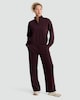 image 1 of F&F Active Wide Leg Pleated Co-ord Joggers in Berry