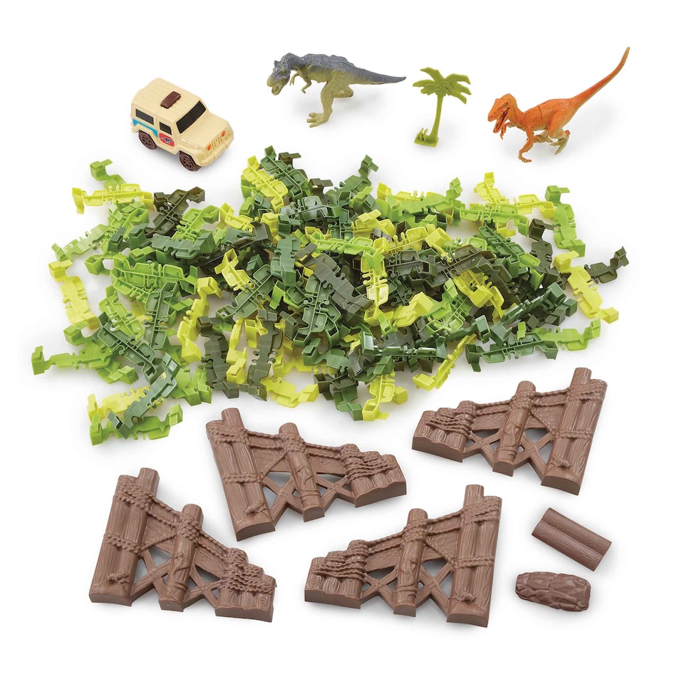 image 1 of Addo Totally Tracks Dino Jurassic Adventure Track 120 pcs