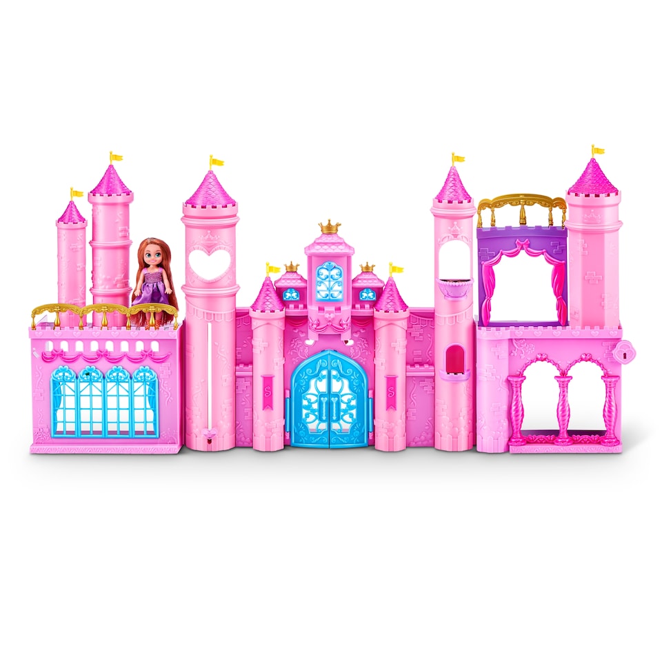 image 1 of Zuru Sparkle Girlz Dolls Playset-Dolls & Castle-4.7" Cupcake Little World - Kingdom Castle