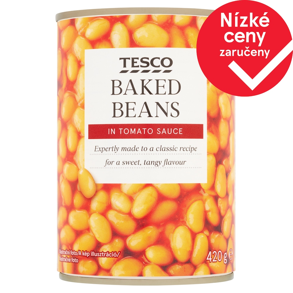 Tesco Pečené fazole v rajčatové omáčce 420g