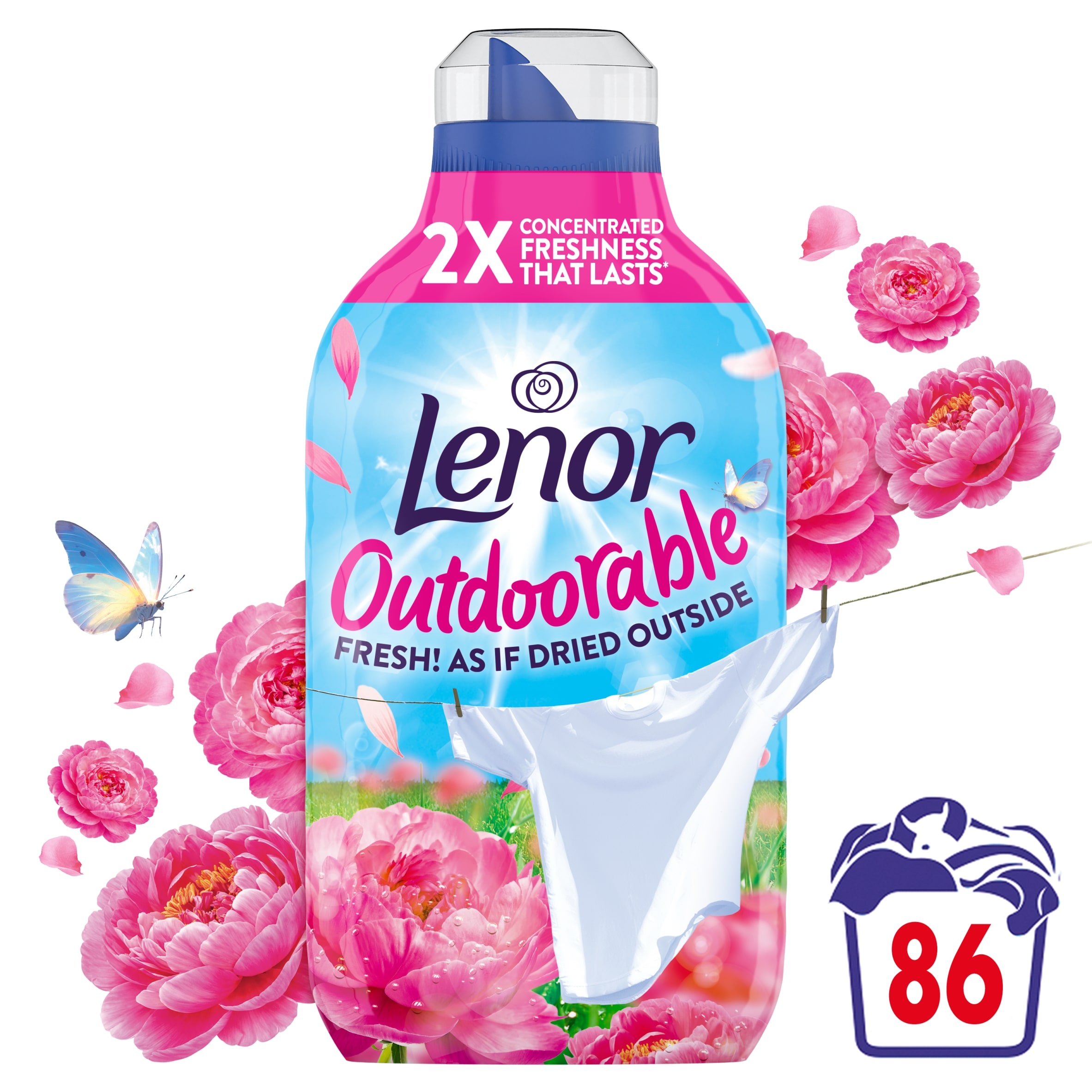 Lenor Outdoorable Floral Fresh Fabric Conditioner 1.204L