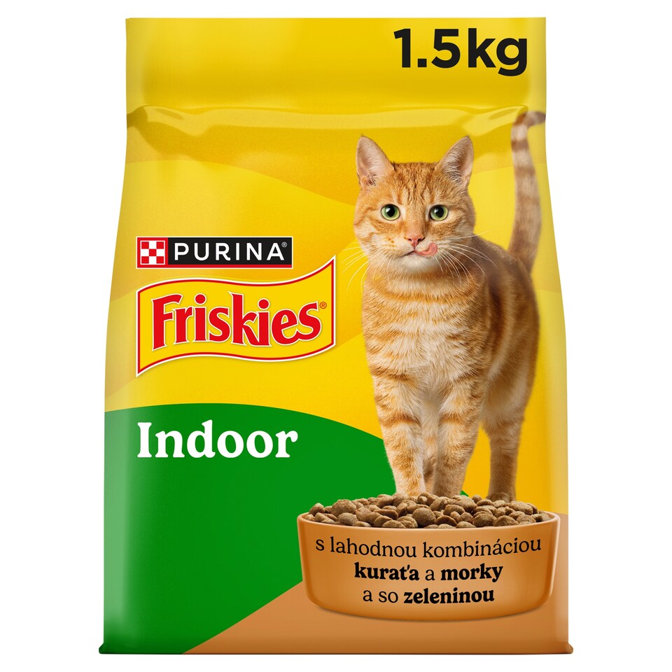 obrázok 1 z Friskies Indoor granuly pre mačky kura, morka 1,5 kg