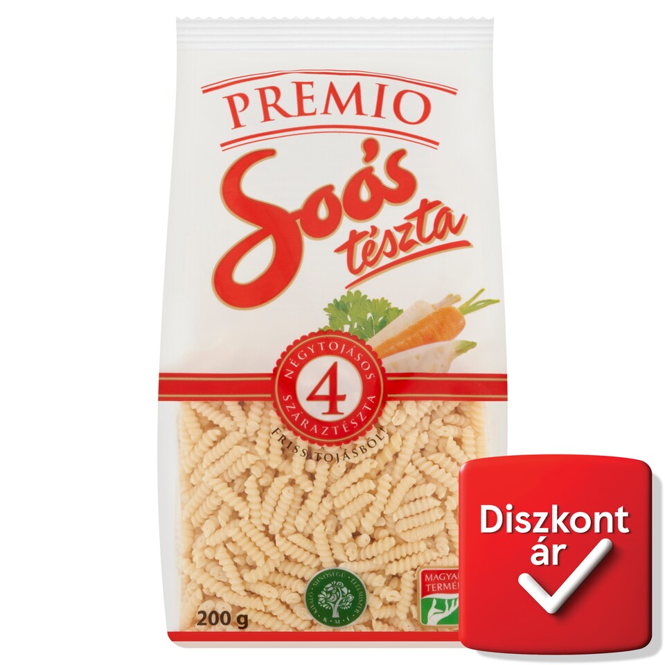 Soós Premio Rotini Dried Pasta with 4 Eggs 200 g