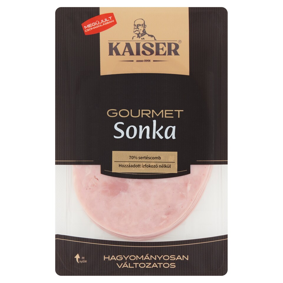 Kaiser szeletelt Gourmet sonka 100 g 1. kép