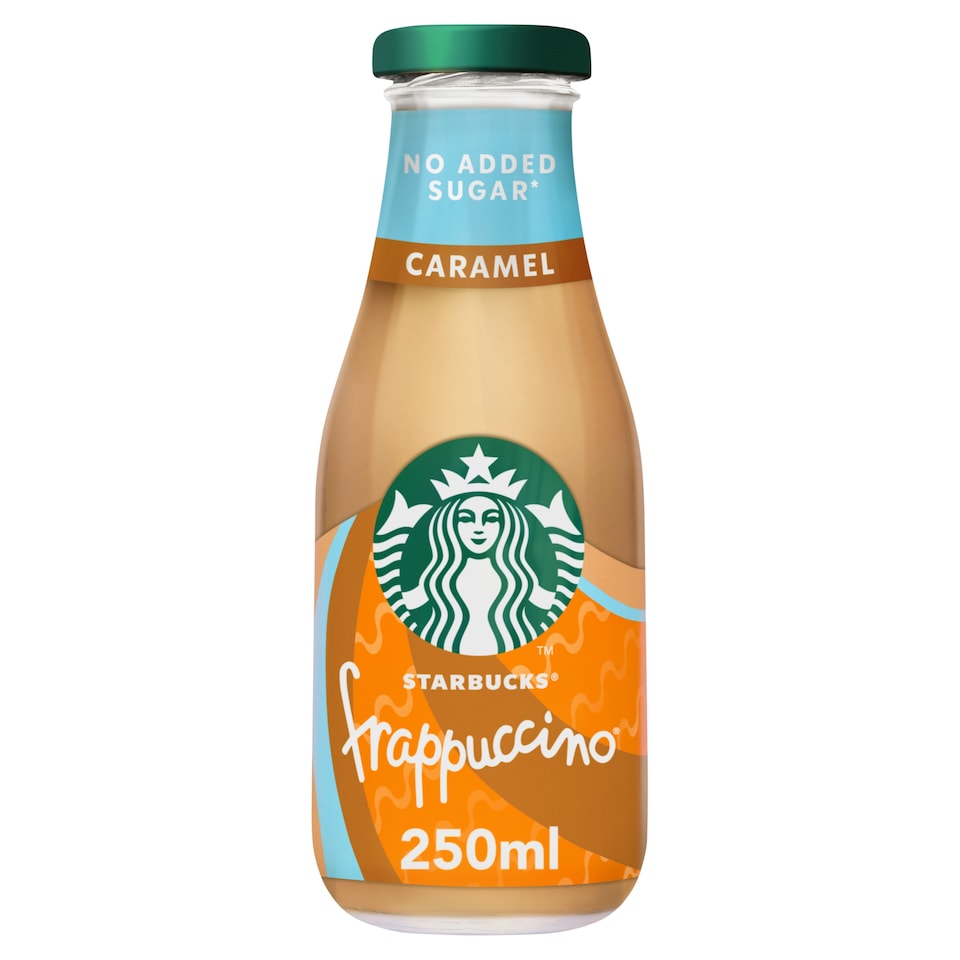 Starbucks Frappuccino Coffee Drink No Added Sugar - Caramel 250ml