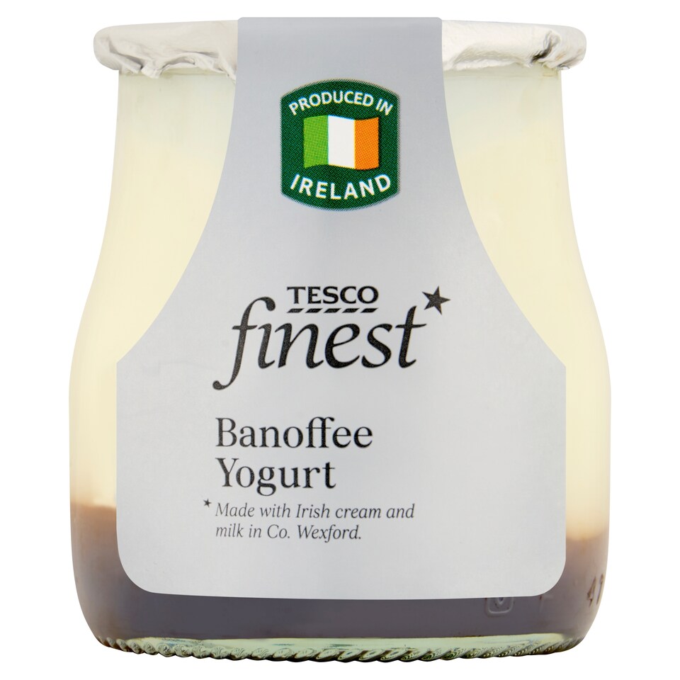 Tesco Finest Banoffee Yogurt 150g