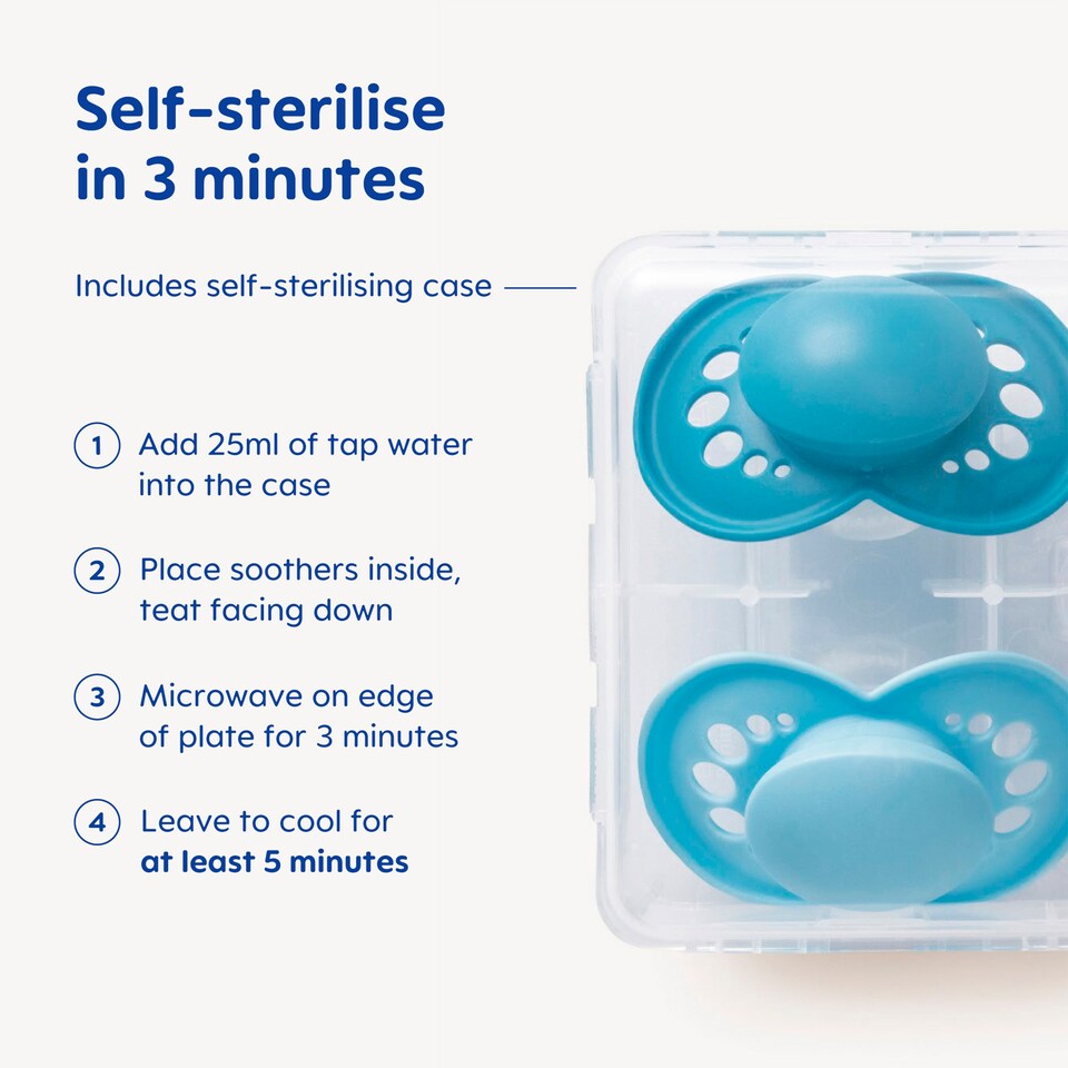 image 1 of MAM AIR NIGHT 18-36M SOOTHER 2 Pack