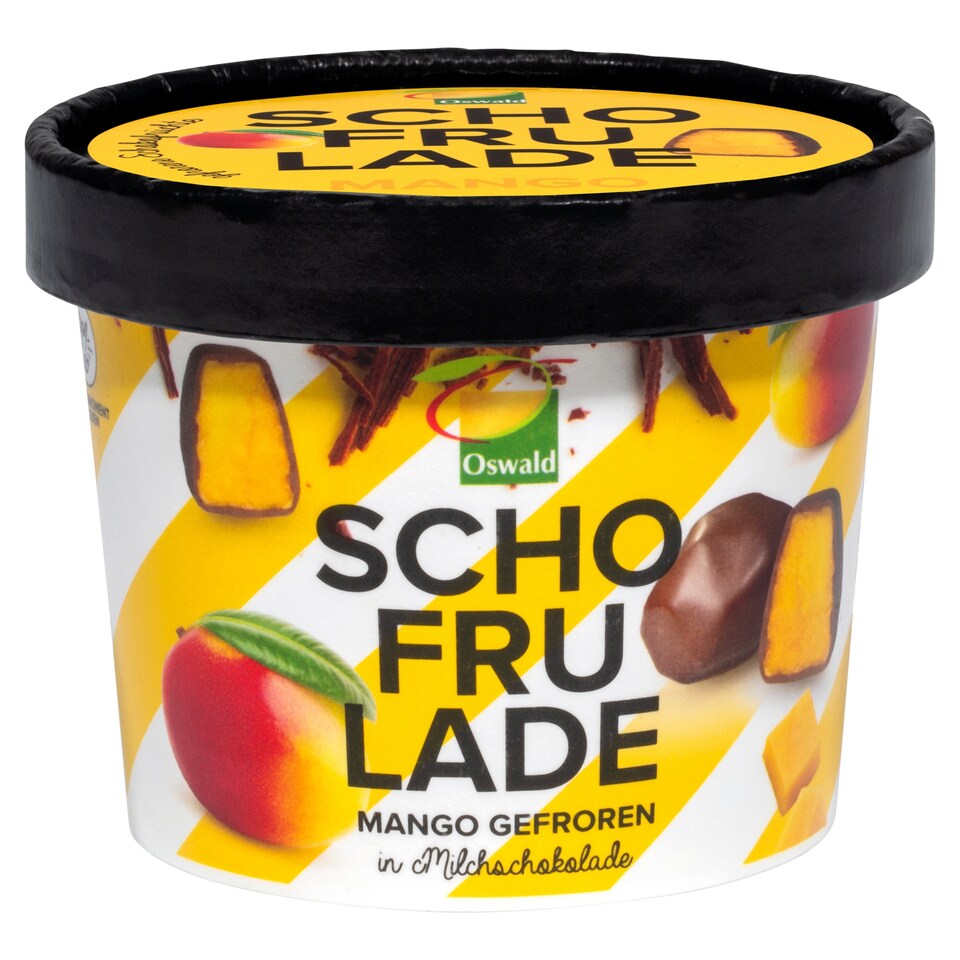 Oswald Schofrulade hlbokozmrazené mango v mliečnej čokoláde 130 g