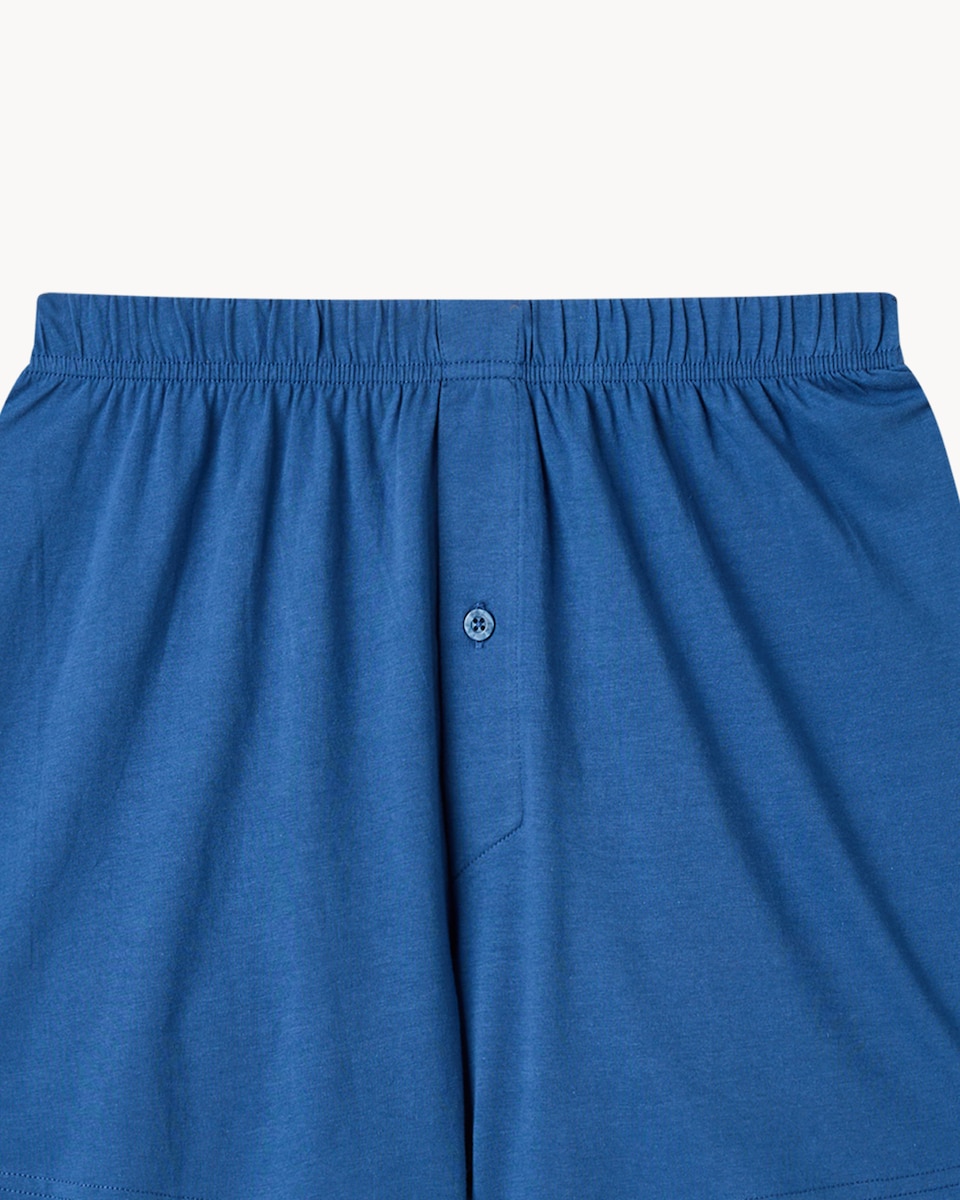 image 1 of F&F 3-Pack Pure Cotton Jersey Boxers in Navy