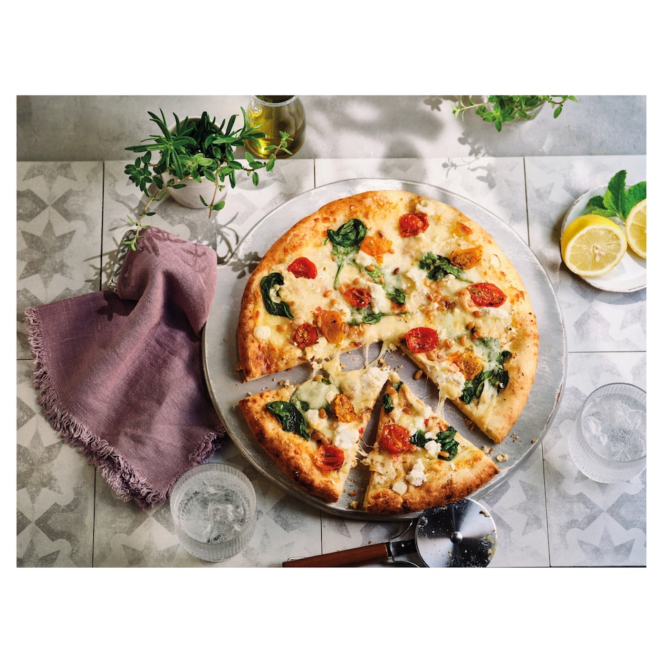 image 1 of Finest Quattro Formaggi, spinach & slow roasted tomato pizza