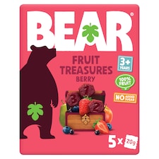 BEAR Fruit Treasures Berry 5 x 20g