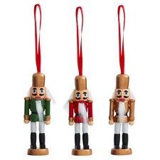 Tesco 3 Pack F&F Nutcracker Hanging Decorations