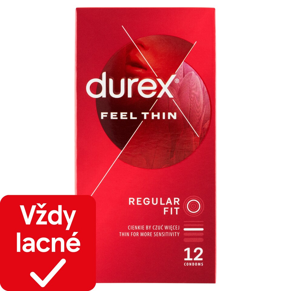 obrázok 1 z Durex Feel Thin prezervatívy 12 ks