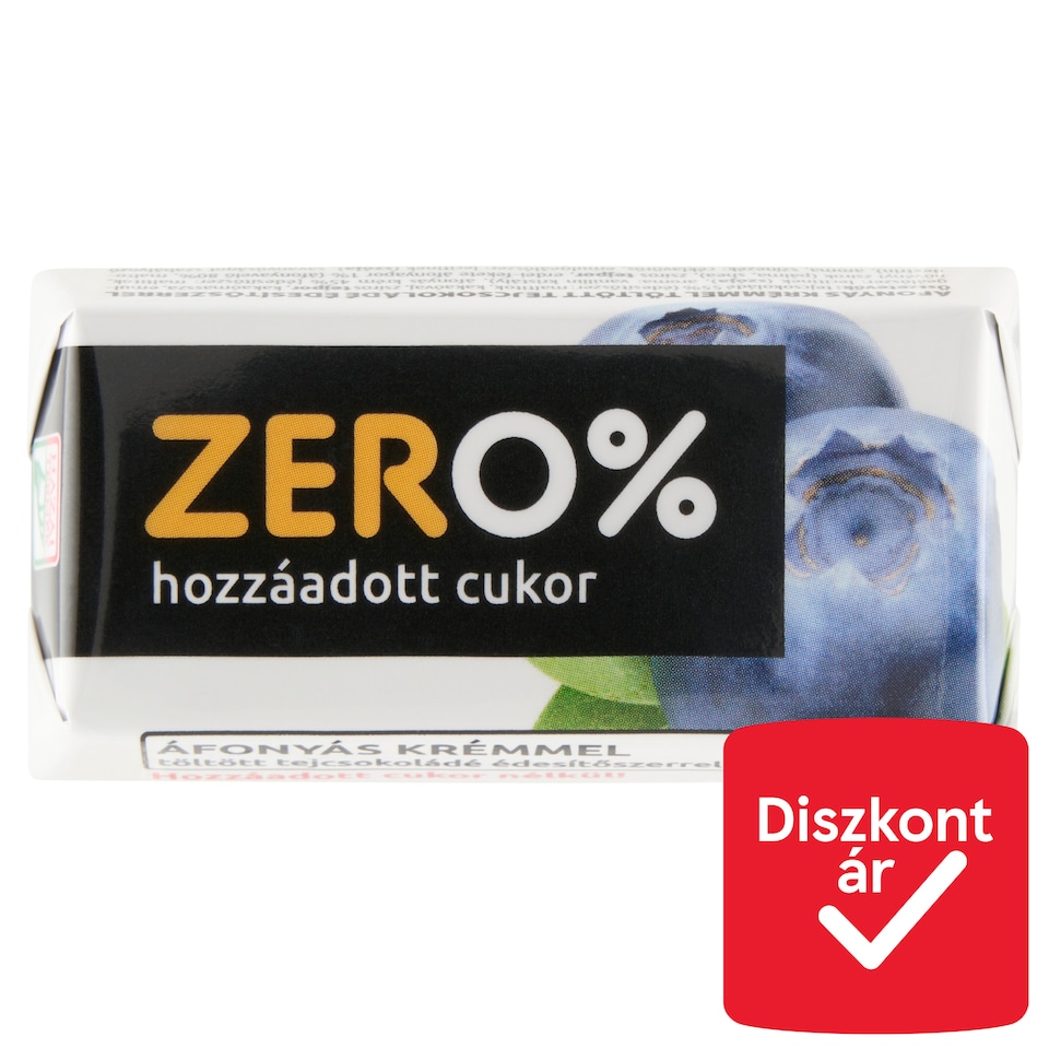 image 1 of Szerencsi Milk Chocolate Stuffed with Blueberry Cream with Sweetener 21 g